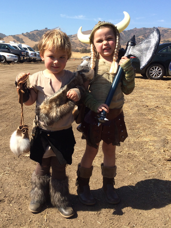 Astrid and her little brother